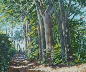 Thomas Freund - Waldweg im Hochdorfer Garten